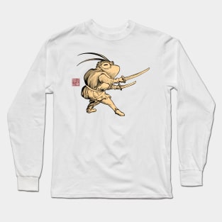 Master Duelist Frog Warrior Lineart Long Sleeve T-Shirt